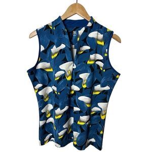Tail Floral Sleeveless Top Woman’s Size L